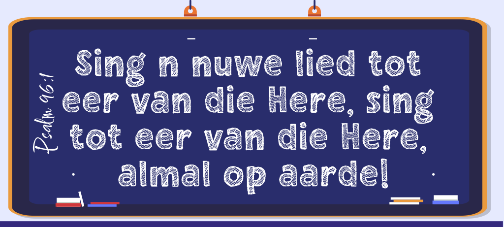 Sing 'n nuwe lied